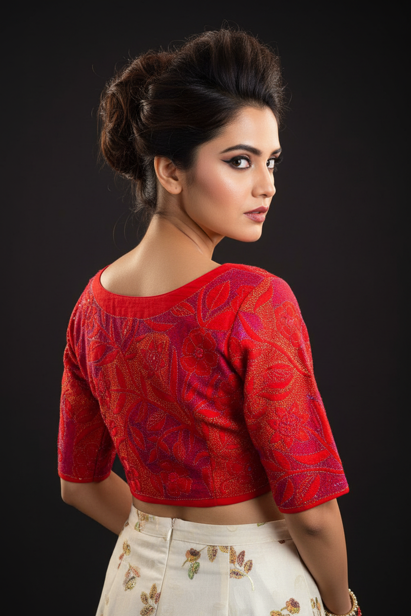 Own Way-Reverse Thread  Blouse