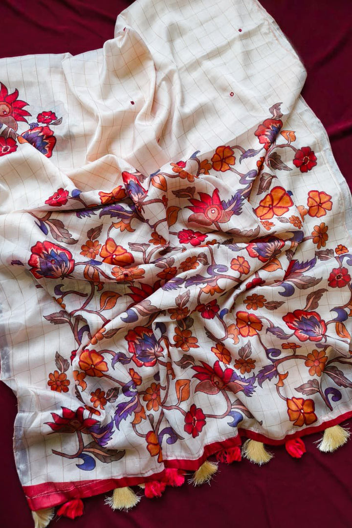 Florique Essence Jute Crepe Saree