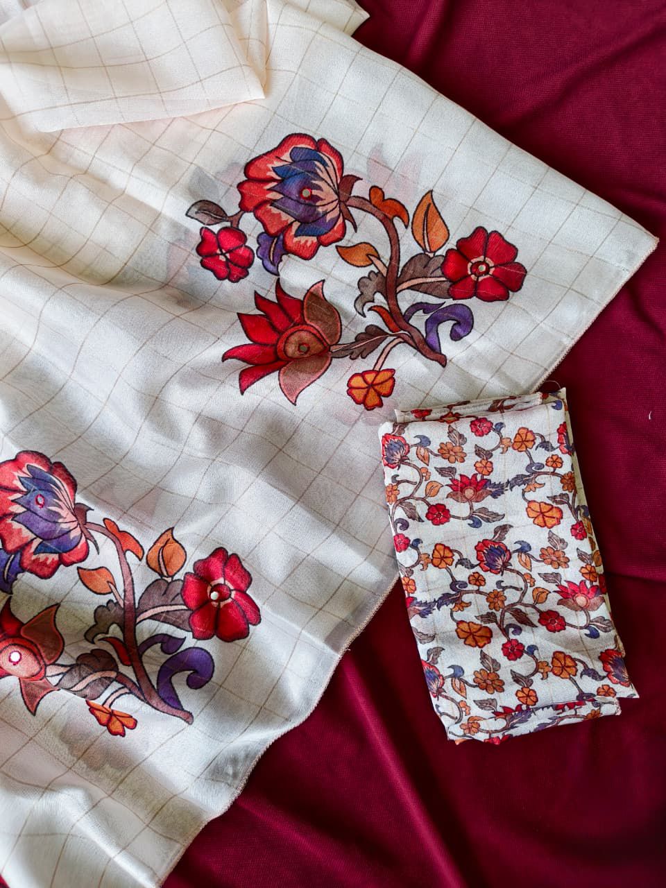 Florique Essence Jute Crepe Saree