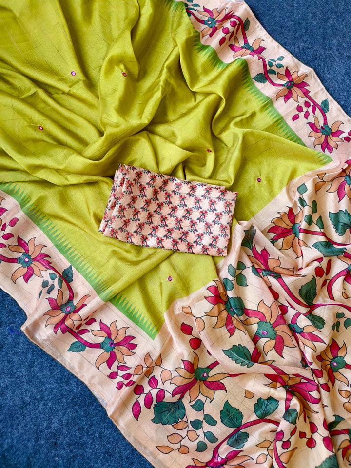 Florique Essence Jute Crepe Saree