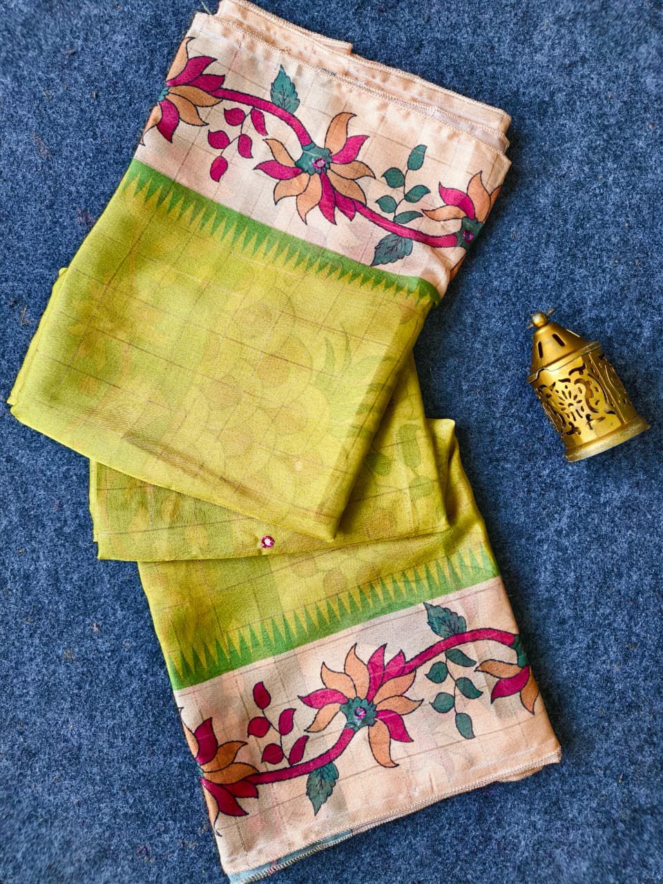 Florique Essence Jute Crepe Saree