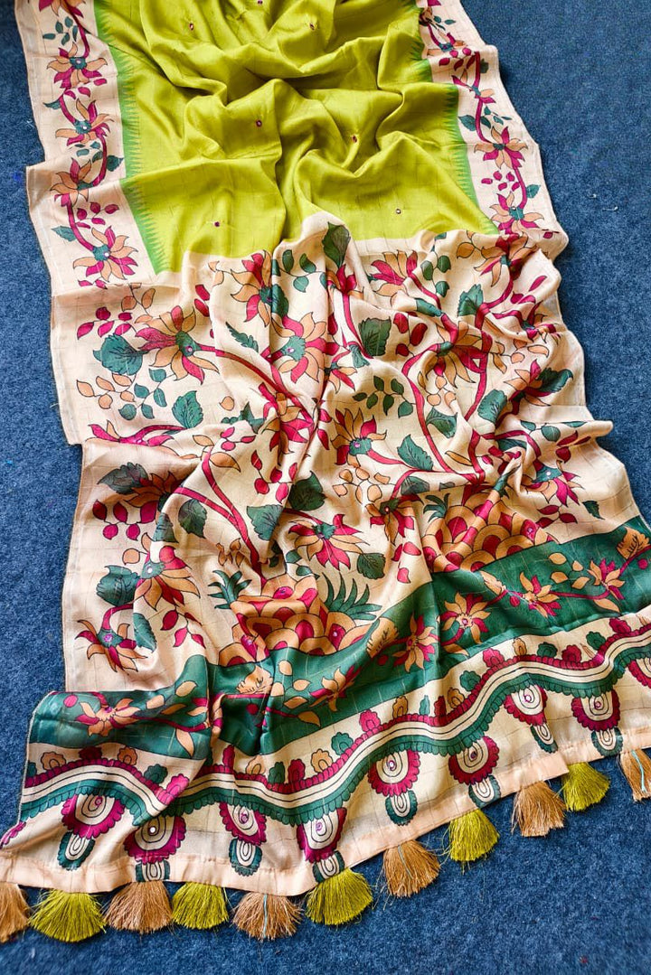 Florique Essence Jute Crepe Saree