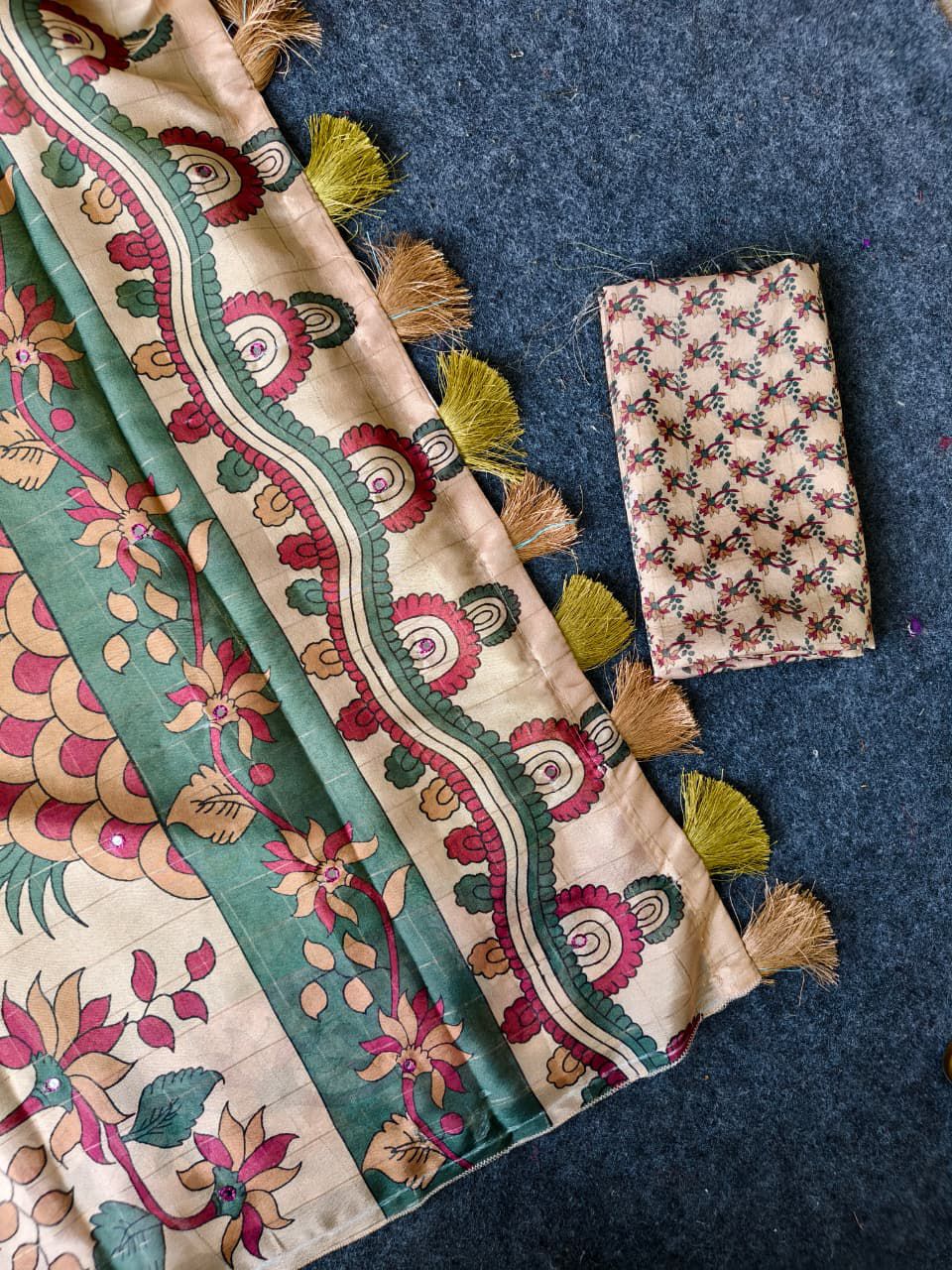 Florique Essence Jute Crepe Saree