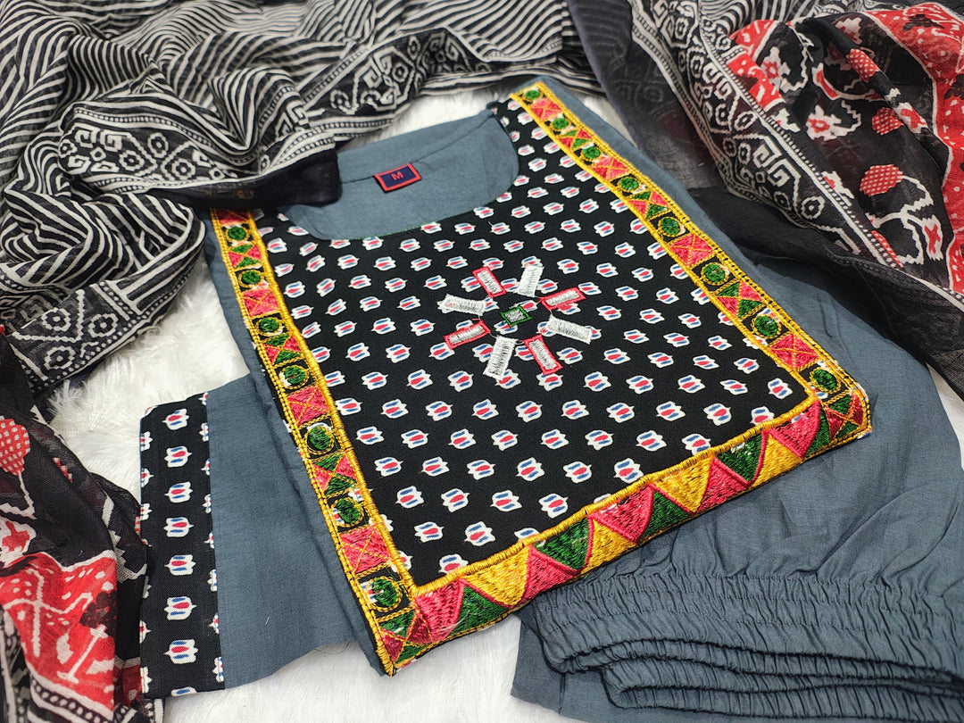 Desi Adaa Cotton Kurti Set