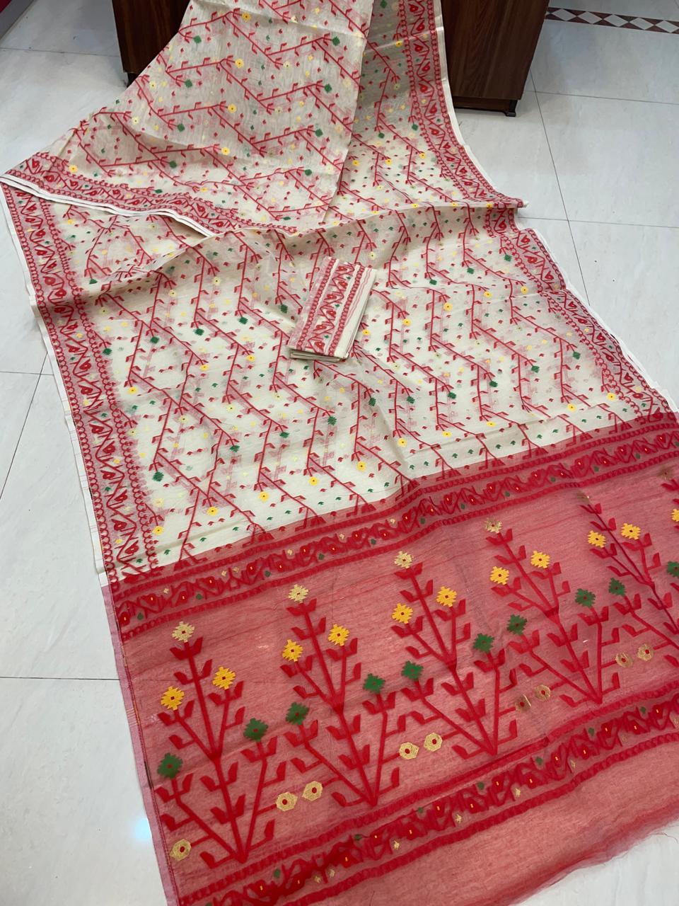 Chandraboli Jamdani Saree