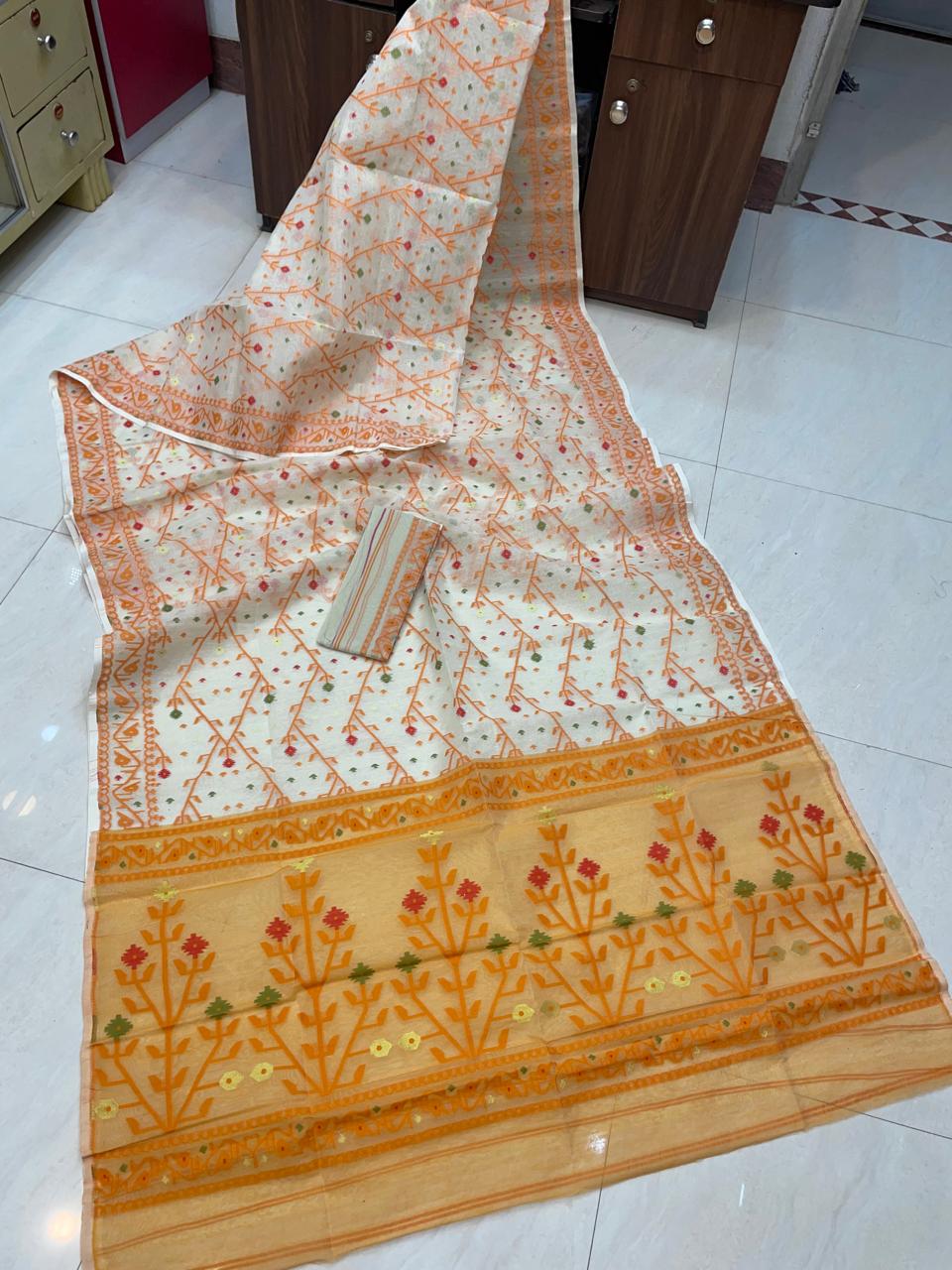 Chandraboli Jamdani Saree
