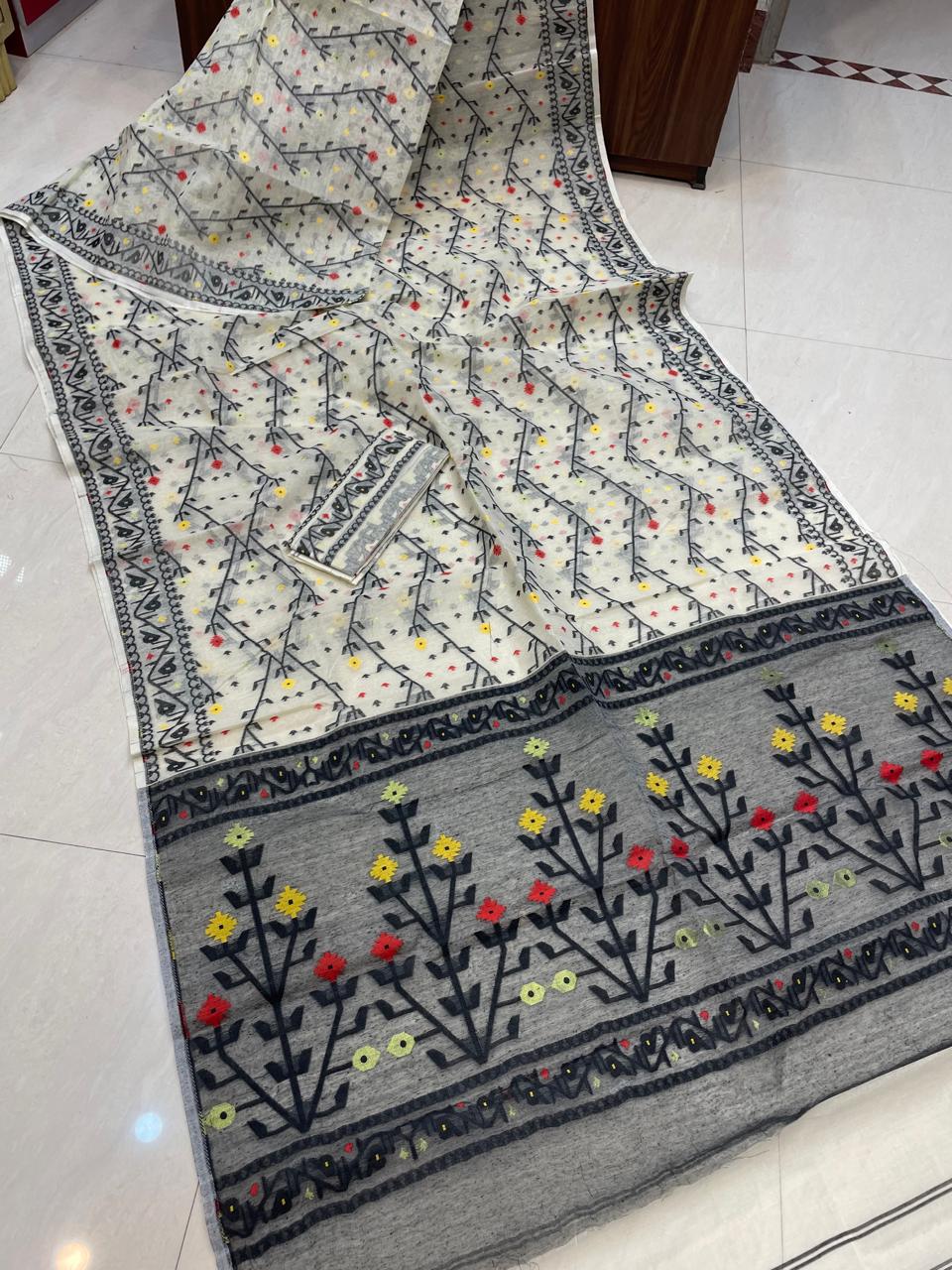 Chandraboli Jamdani Saree