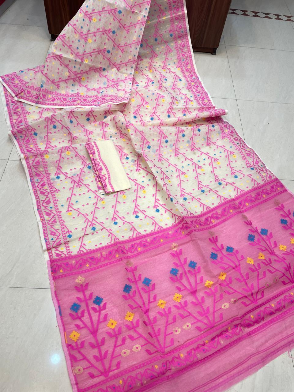 Chandraboli Jamdani Saree