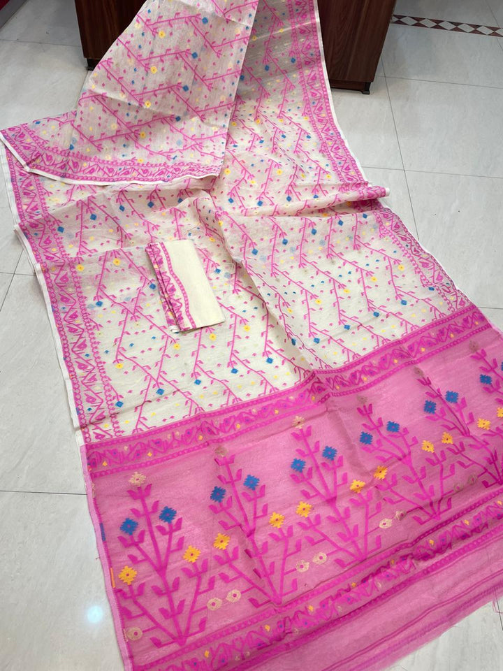 Chandraboli Jamdani Saree