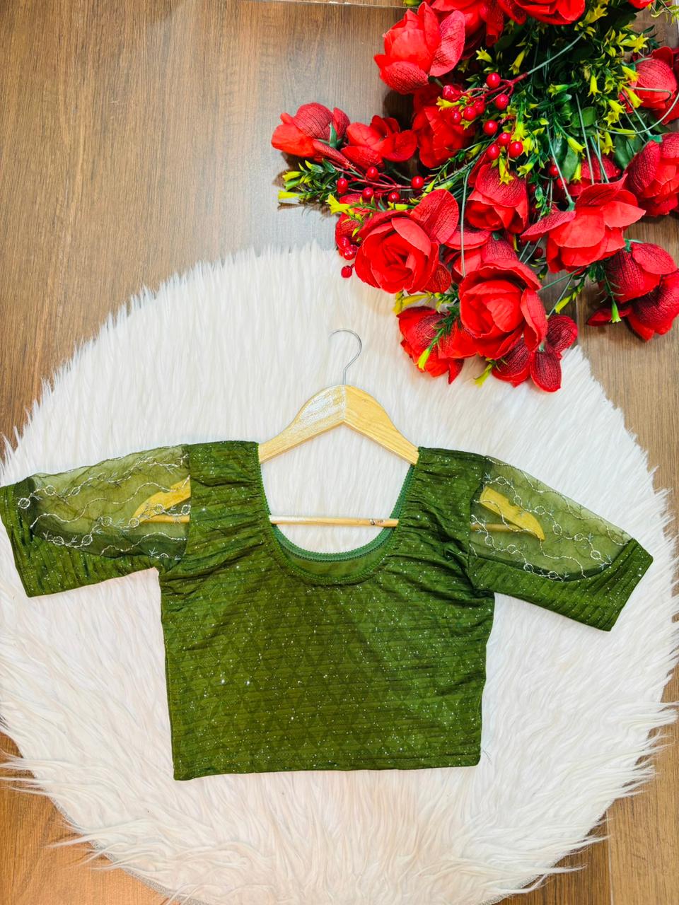 Hug Me Fit Stretchable Knitted Blouse