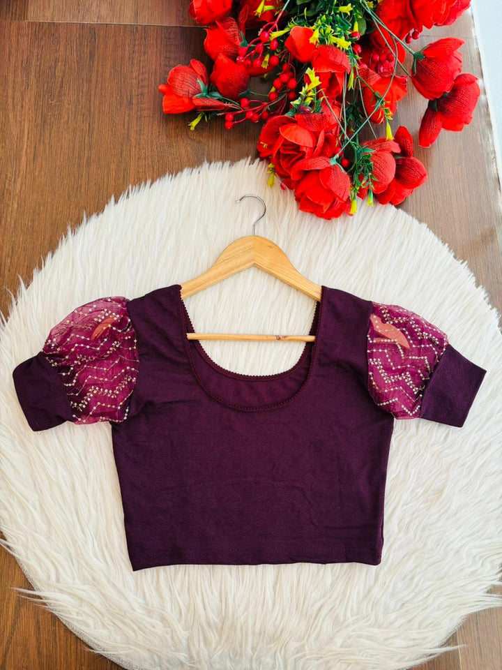 Crafted To Glow-Stretchable Knitted Blouse