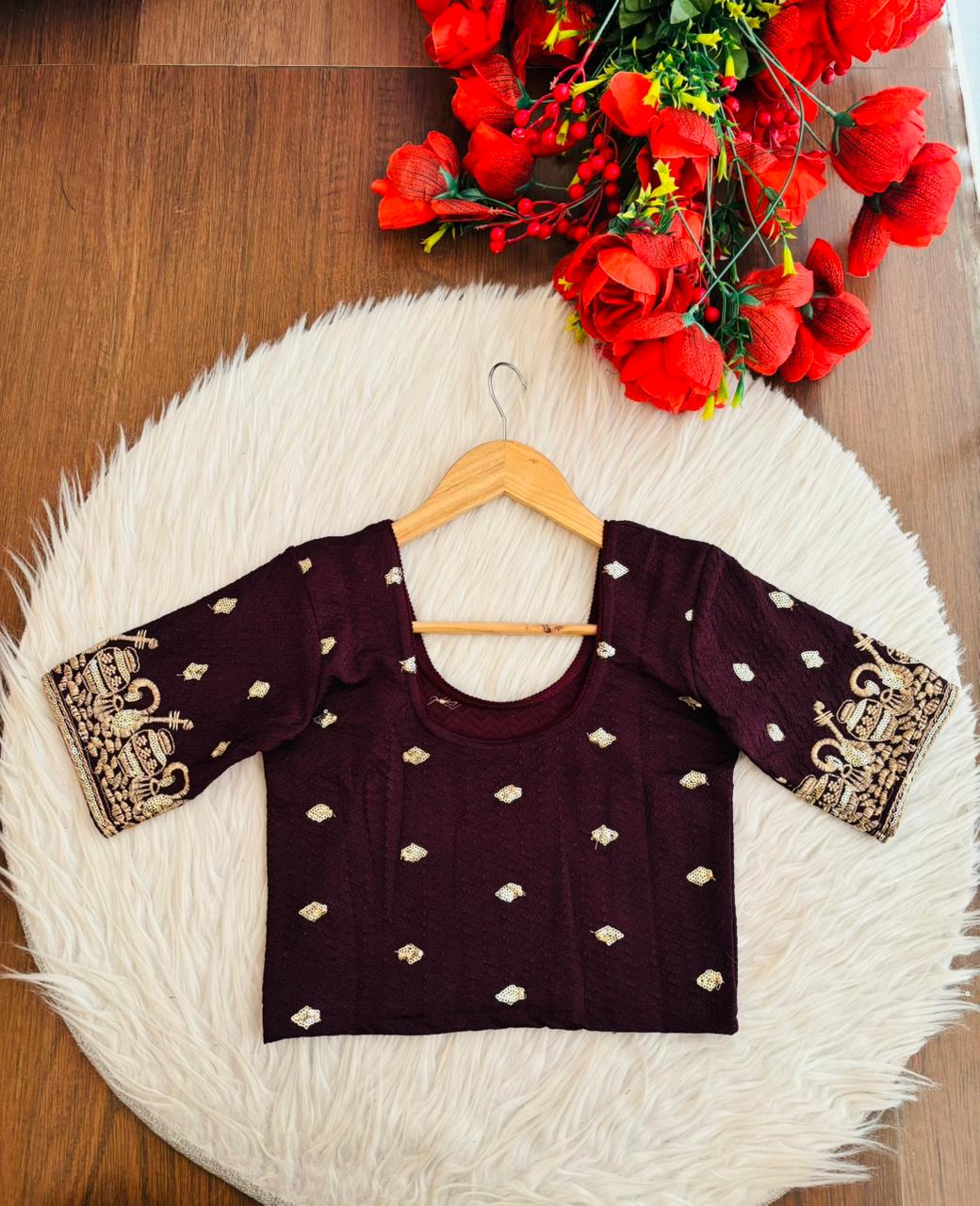Cool and Crazy Stretchable Knitted Blouse