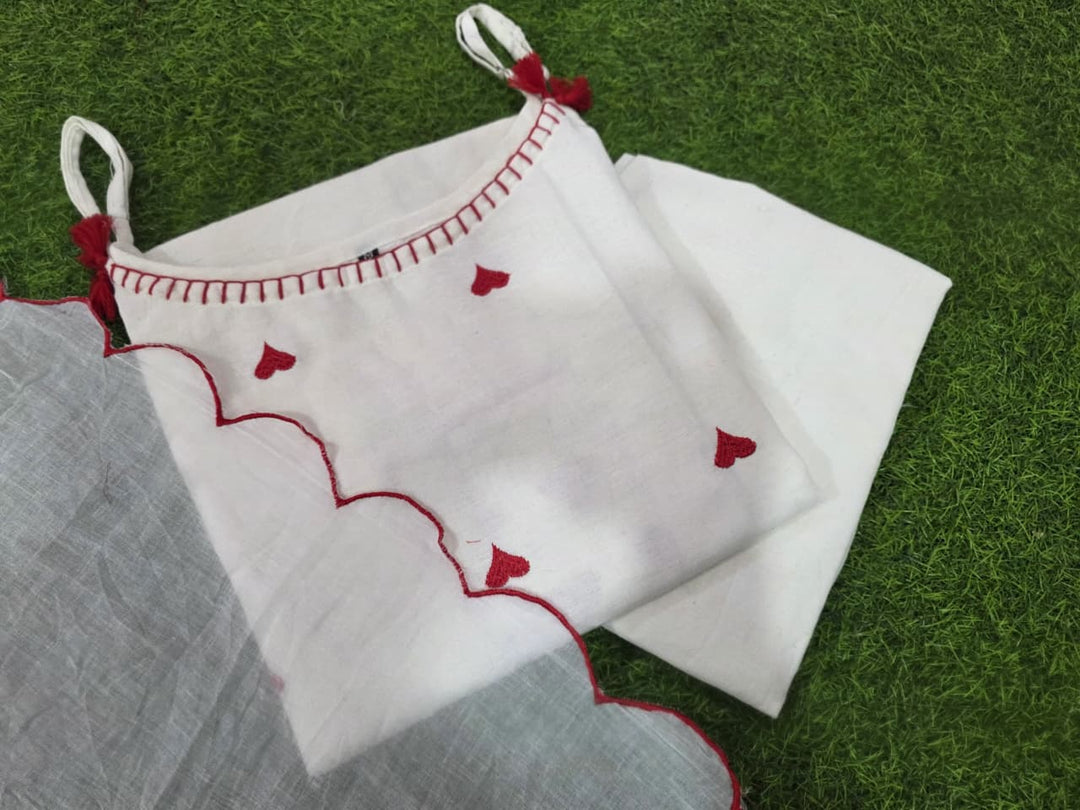 Breezy Blossom Cotton Kurti Set