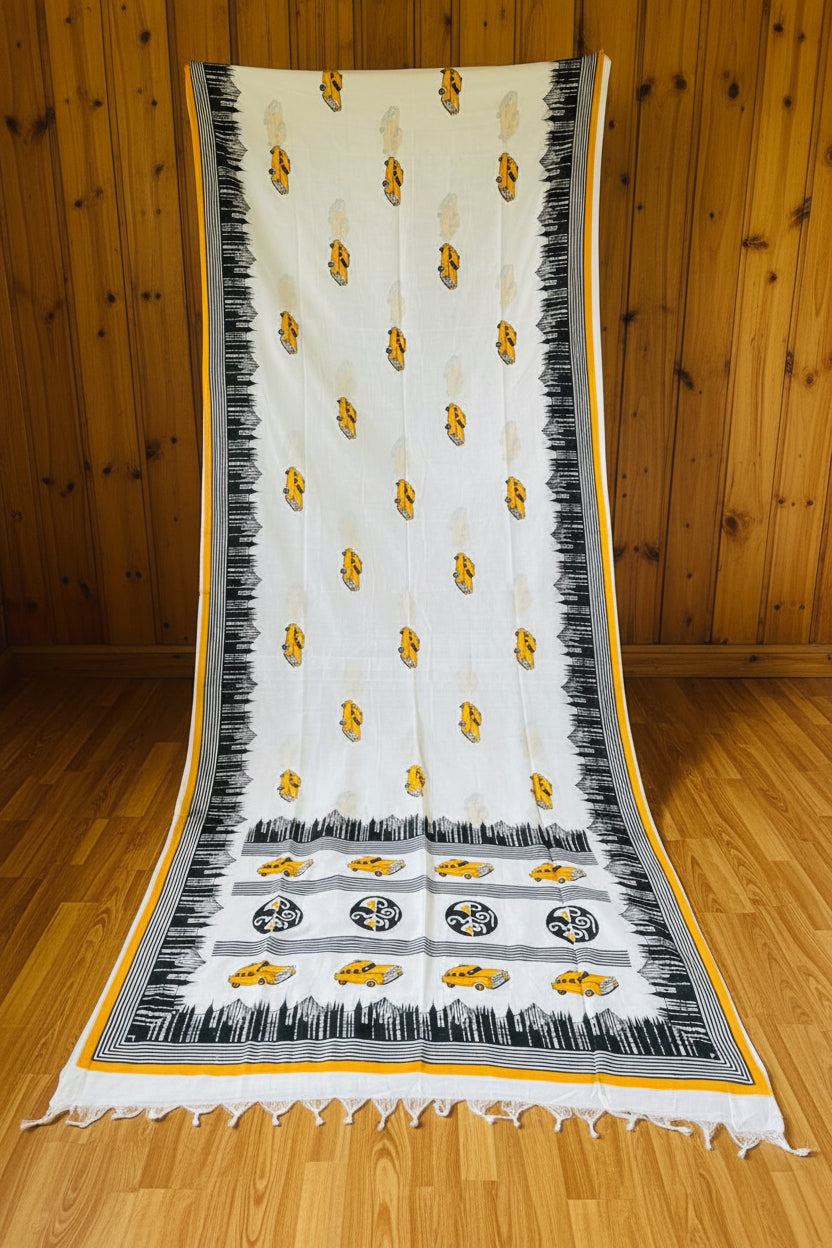 আমার কলকাতা (Amar Kolkata)Khadi Cotton Saree