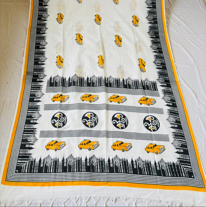 আমার কলকাতা (Amar Kolkata)Khadi Cotton Saree