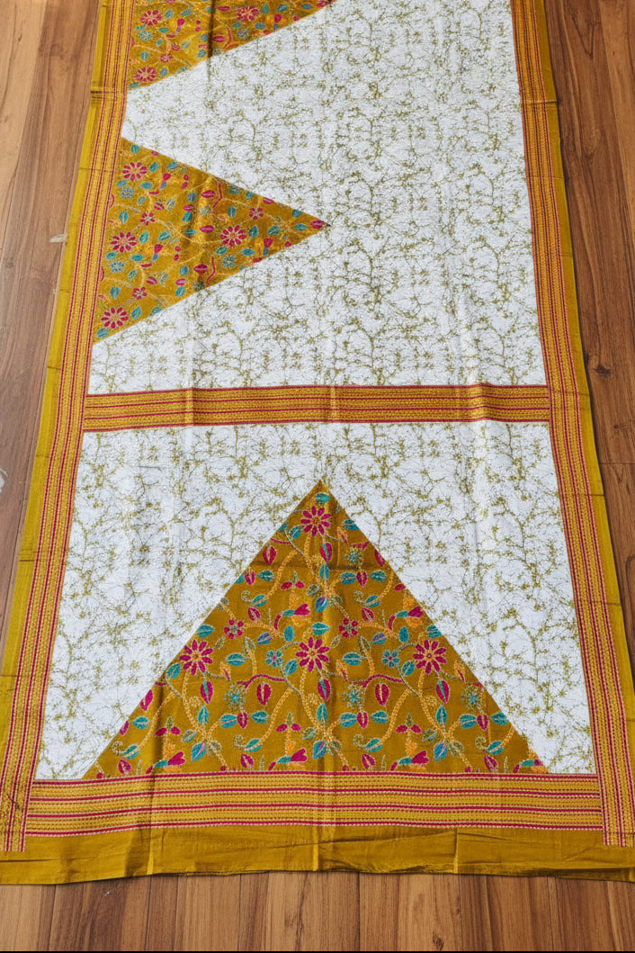 Trikon Ranga Fancy Silk Saree