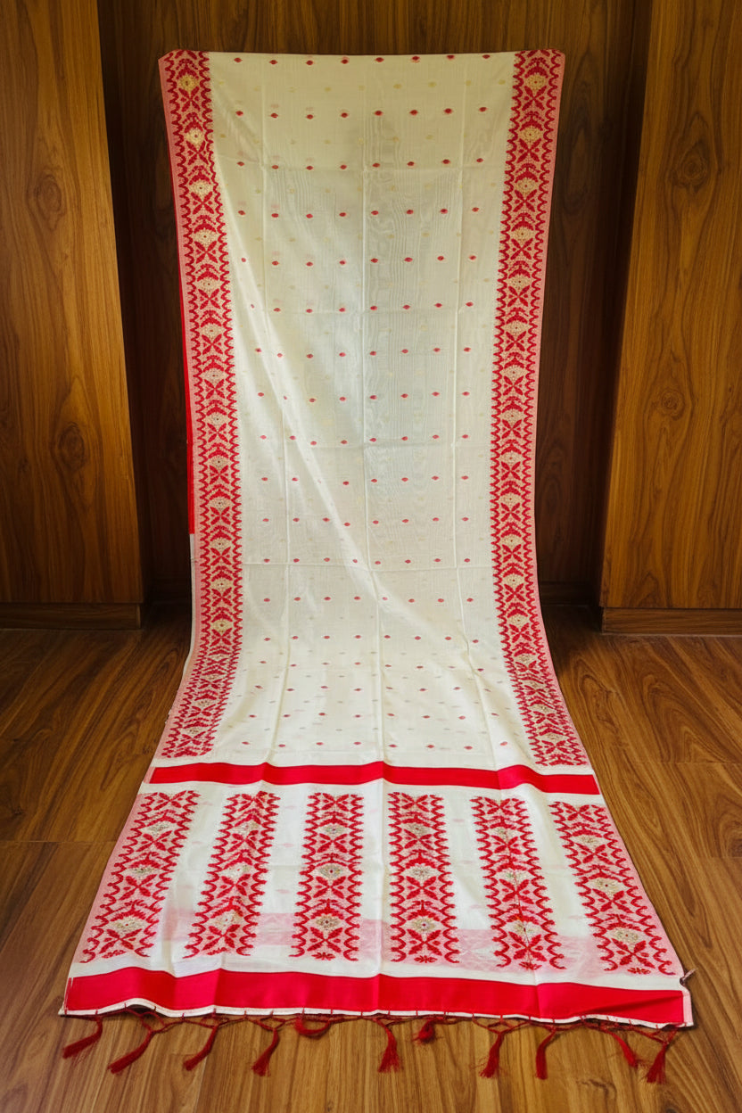 সৌন্দর্য-Semi Tussar Silk Saree