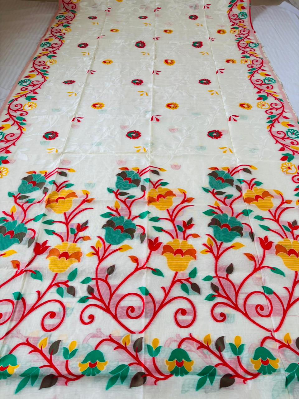 Rongoboti  (রঙ্গবতী)  Cotton Silk Saree
