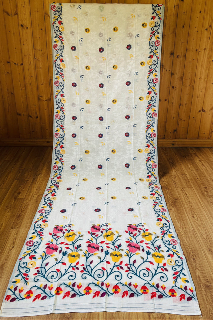 Rongoboti (রঙ্গবতী) Cotton Silk Saree