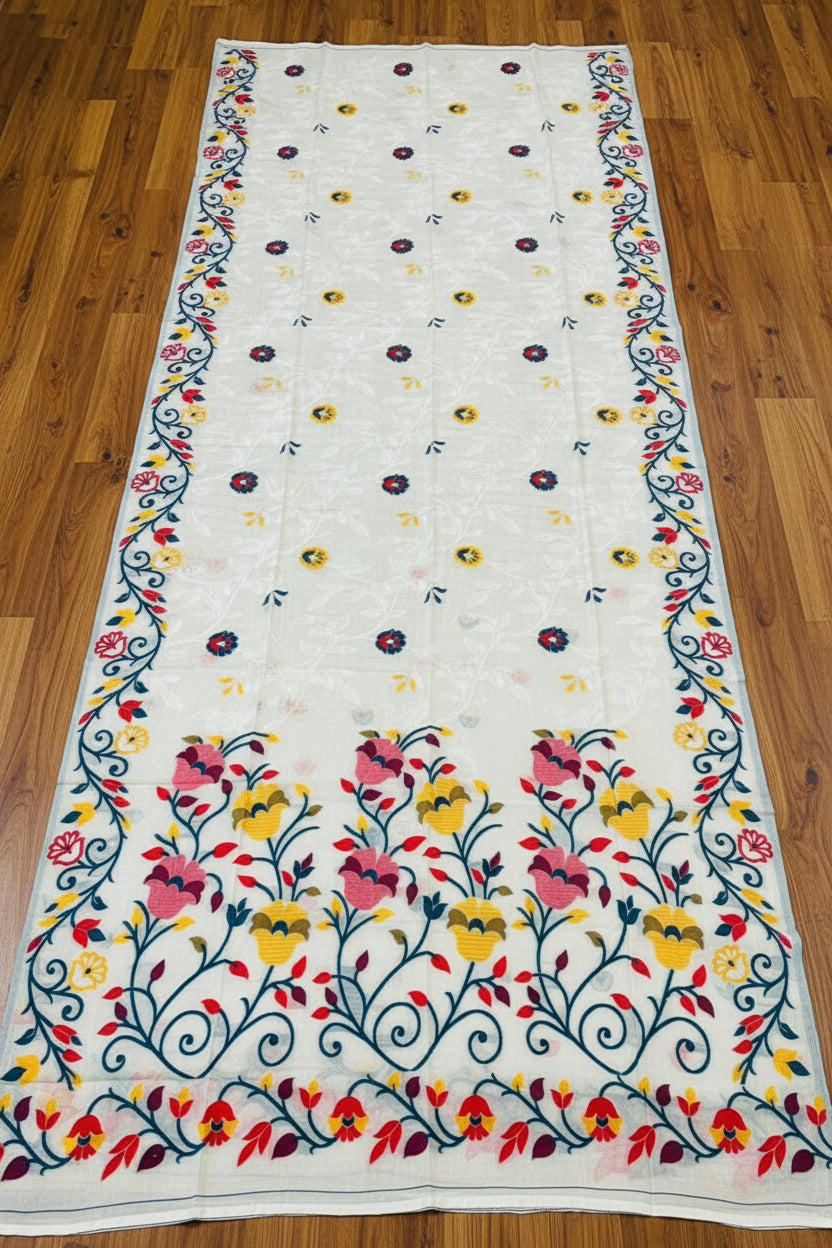 Rongoboti (রঙ্গবতী) Cotton Silk Saree