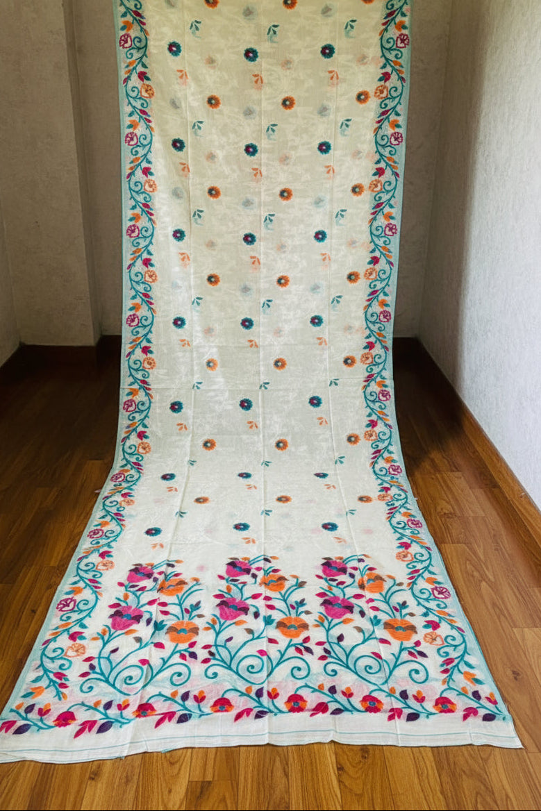 Rongoboti (রঙ্গবতী) Cotton Silk Saree