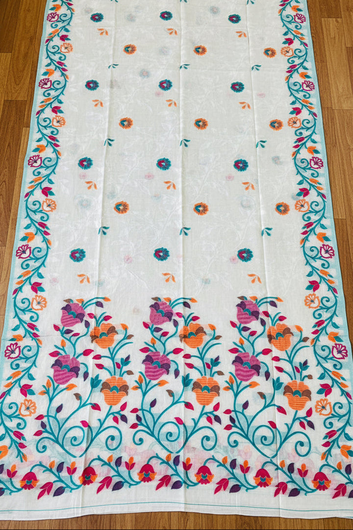 Rongoboti (রঙ্গবতী) Cotton Silk Saree