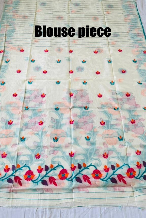 Rongoboti (রঙ্গবতী) Cotton Silk Saree