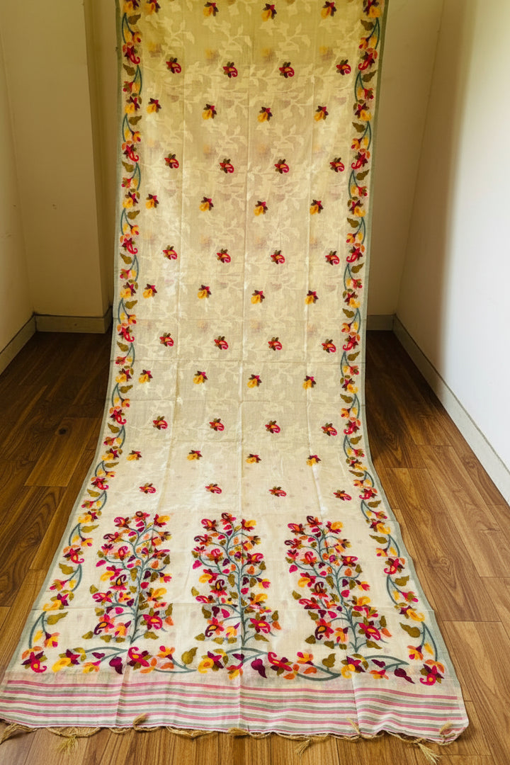 Rongoboti (রঙ্গবতী) Cotton Silk Saree