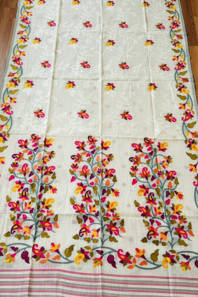 Rongoboti (রঙ্গবতী) Cotton Silk Saree