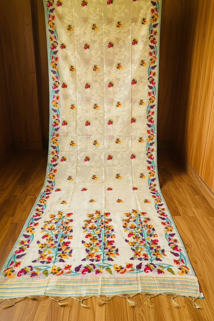 Rongoboti (রঙ্গবতী) Cotton Silk Saree