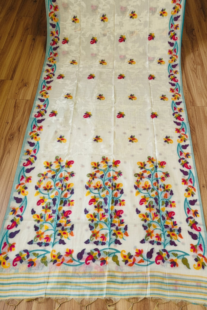 Rongoboti (রঙ্গবতী) Cotton Silk Saree