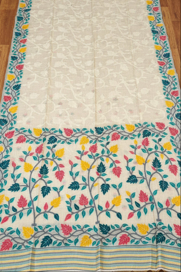 Rongoboti (রঙ্গবতী) Cotton Silk Saree
