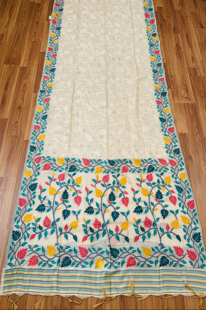Rongoboti (রঙ্গবতী) Cotton Silk Saree