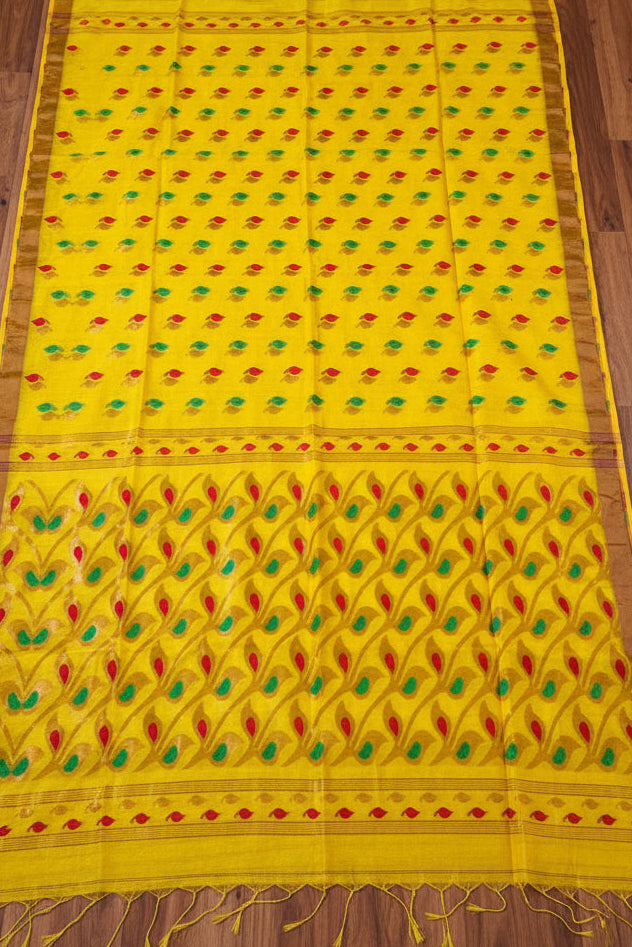 Rajrangi (রাজরঙ্গী) Khadi  Banarasi  Saree