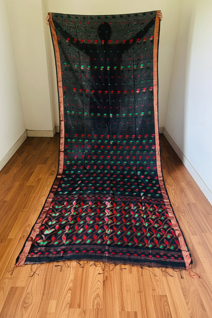 Rajrangi (রাজরঙ্গী) Khadi  Banarasi  Saree