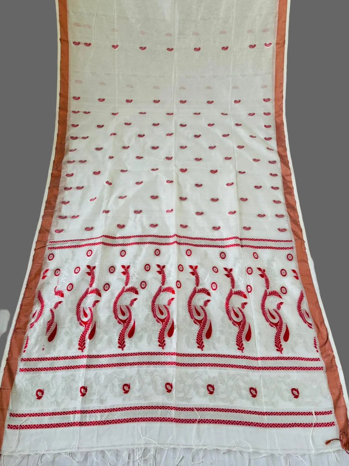 Mayura Chaya Banarasi Khadi Saree