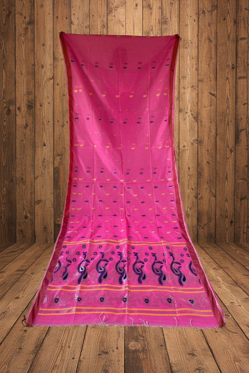 Mayura Chaya Banarasi Khadi Saree