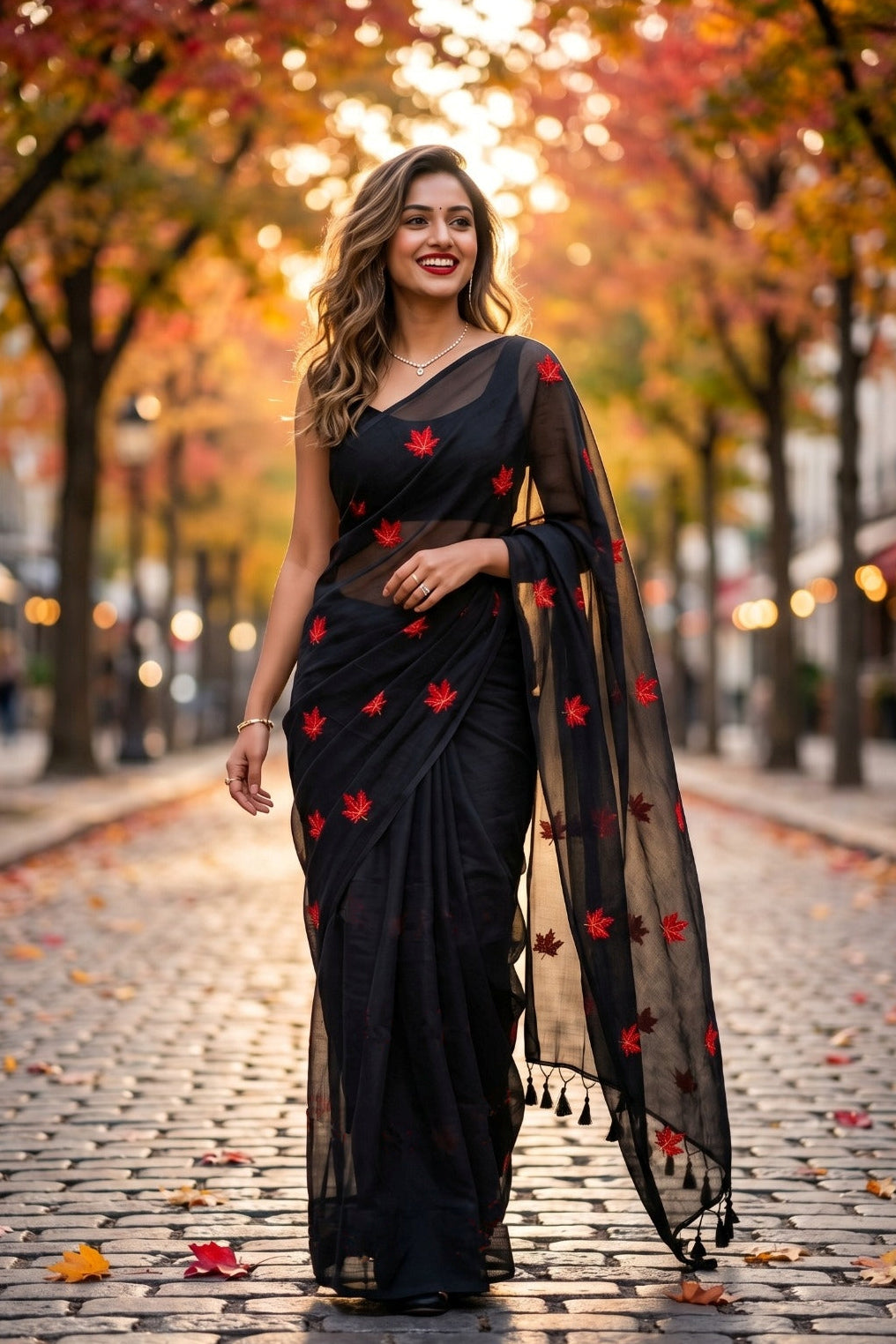 Khudse Mohabbat Khadi Cotton Saree