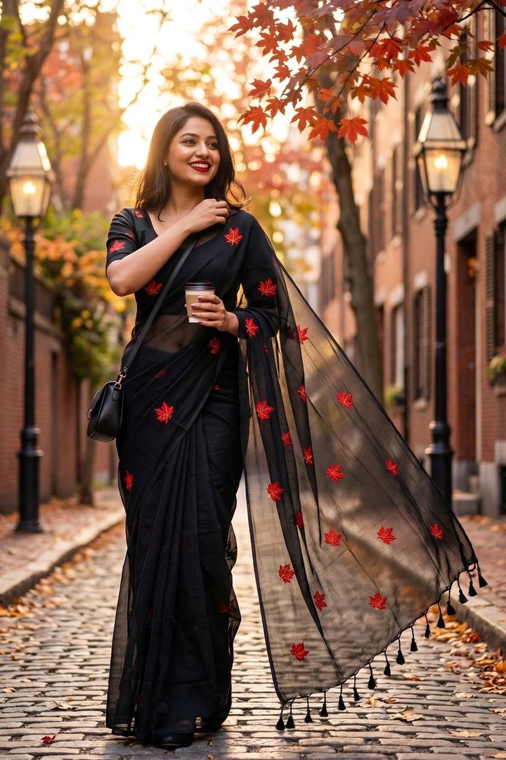 Khudse Mohabbat Khadi Cotton Saree