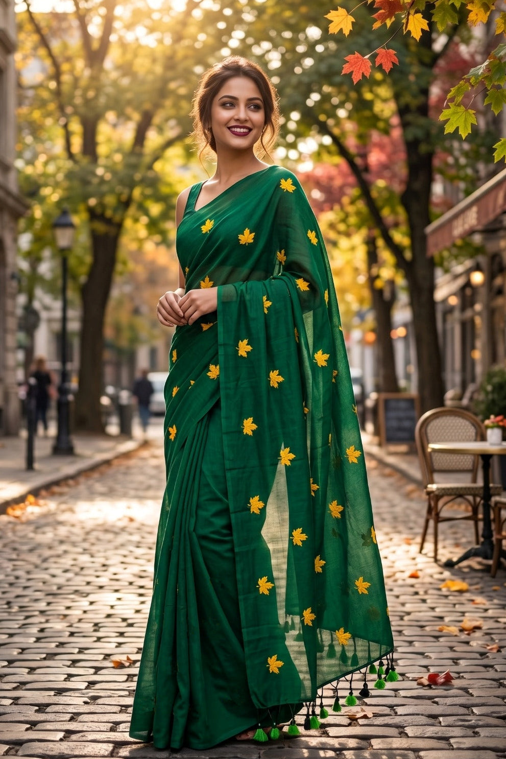 Khudse Mohabbat Khadi Cotton Saree