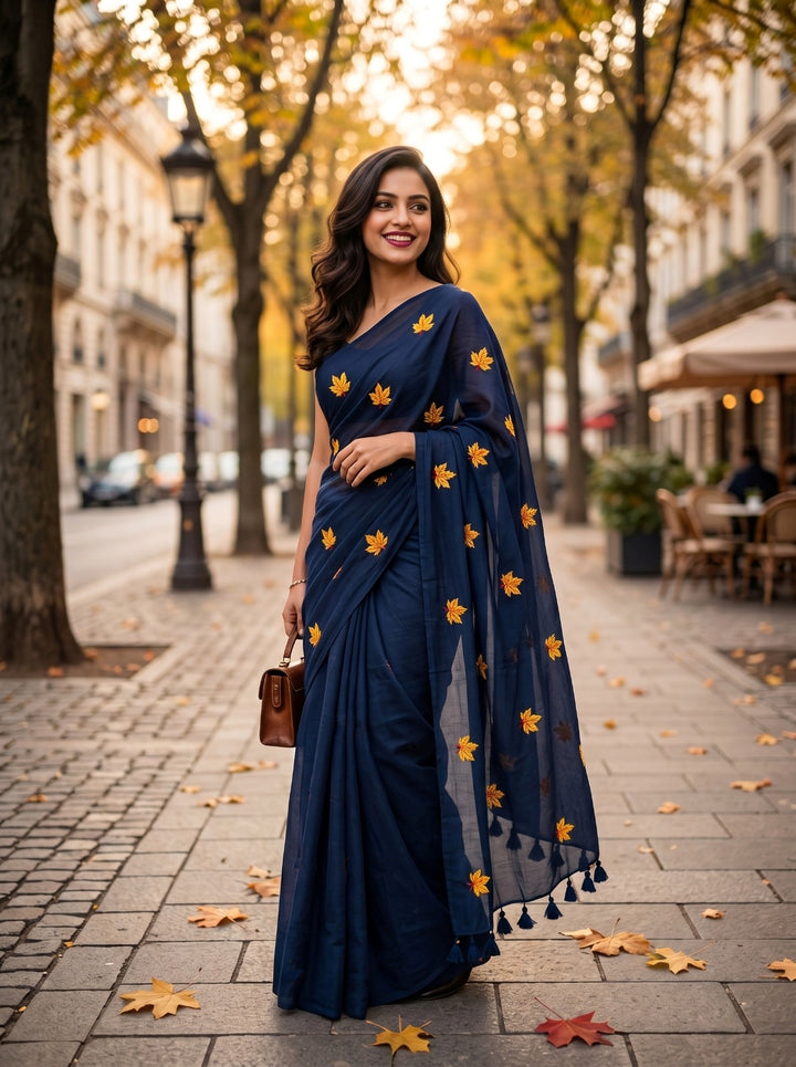 Khudse Mohabbat Khadi Cotton Saree