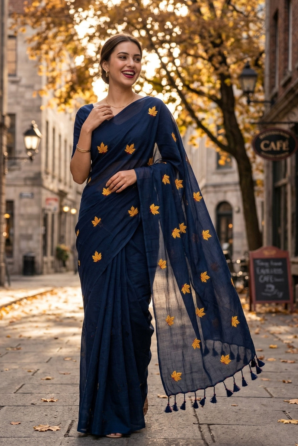 Khudse Mohabbat Khadi Cotton Saree