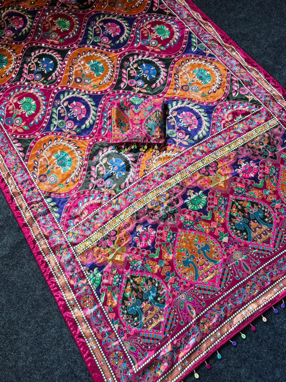 Dreamy Rangoli Fancy Silk Saree