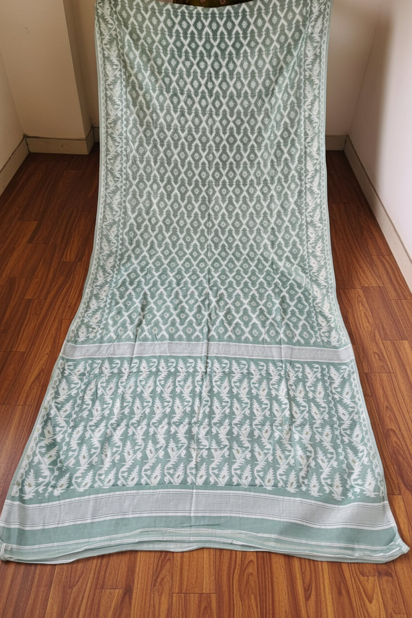 Neel Komol ( নীল কমল )Bengal Jamdani Saree