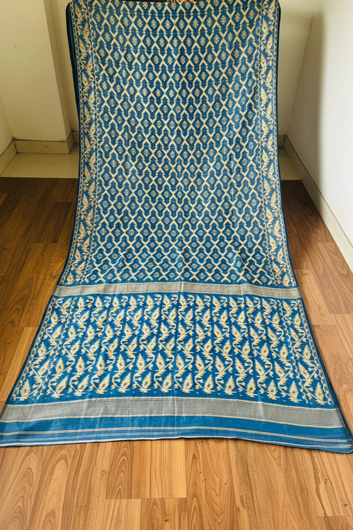 Neel Komol ( নীল কমল )Bengal Jamdani Saree