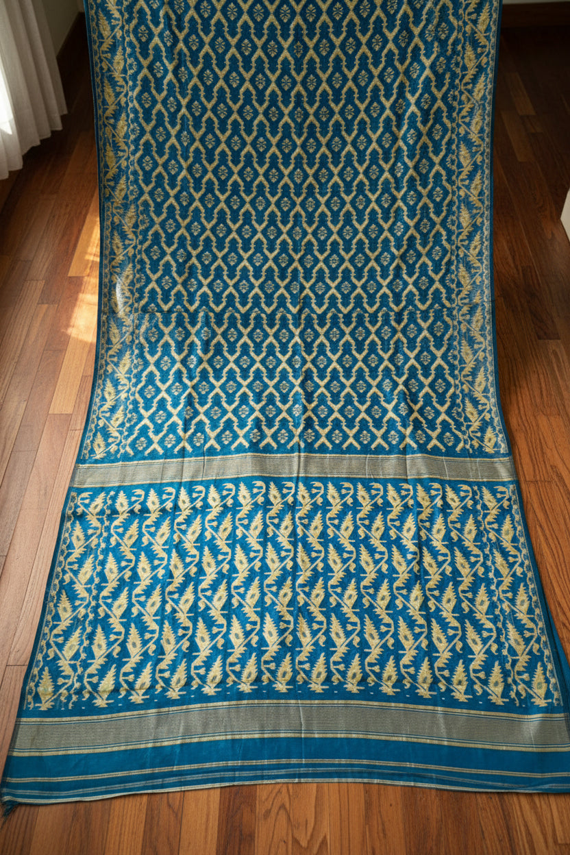 Neel Komol ( নীল কমল )Bengal Jamdani Saree