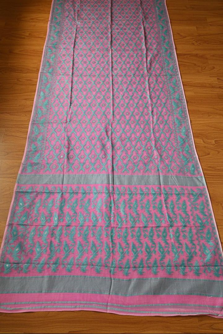Neel Komol ( নীল কমল )Bengal Jamdani Saree