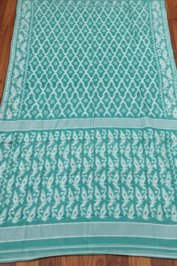 Neel Komol ( নীল কমল )Bengal Jamdani Saree ( Sky)
