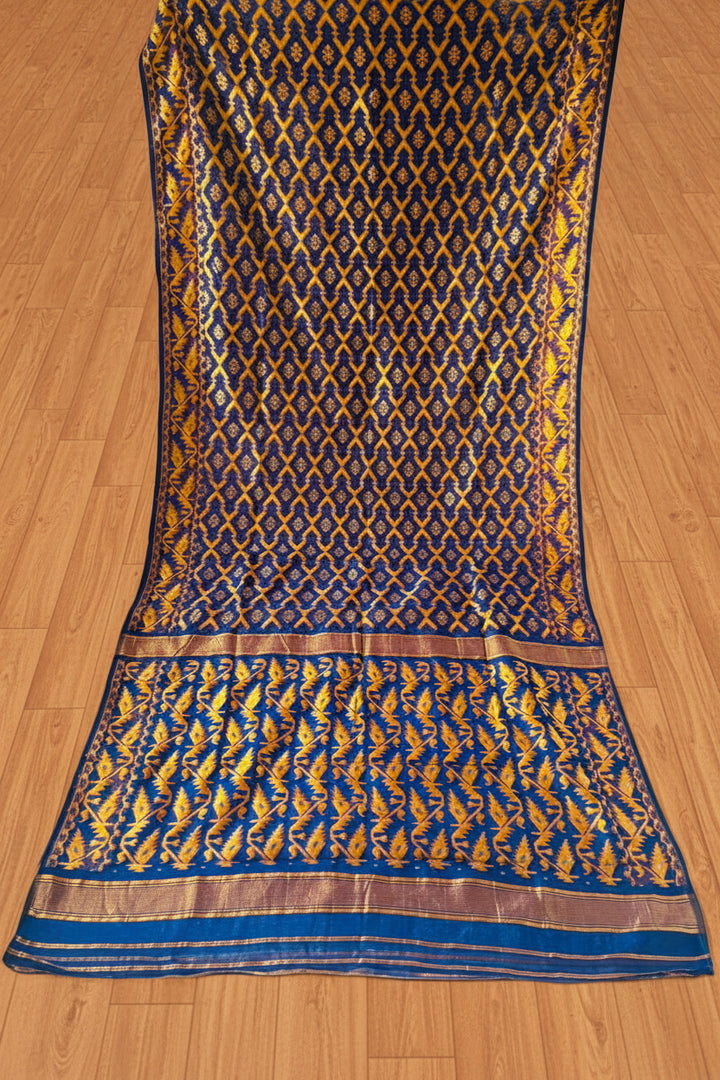 Neel Komol ( নীল কমল )Bengal Jamdani Saree (Royal Blue)