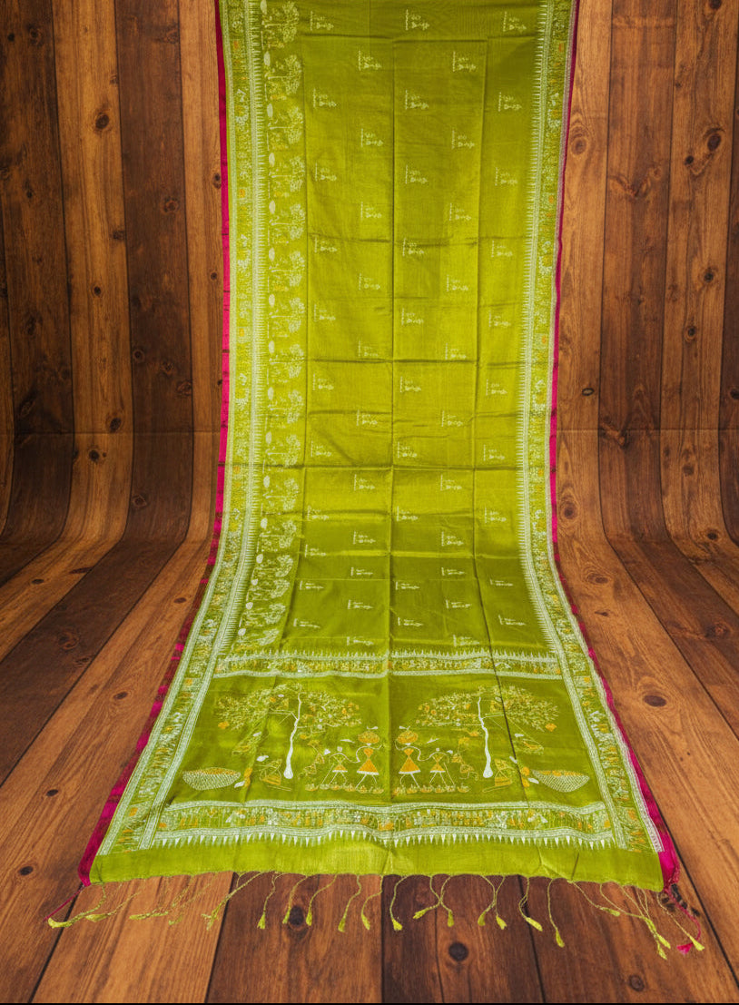 স্মৃতিচারণ (SmritiCharon )Tissue Cotton Saree